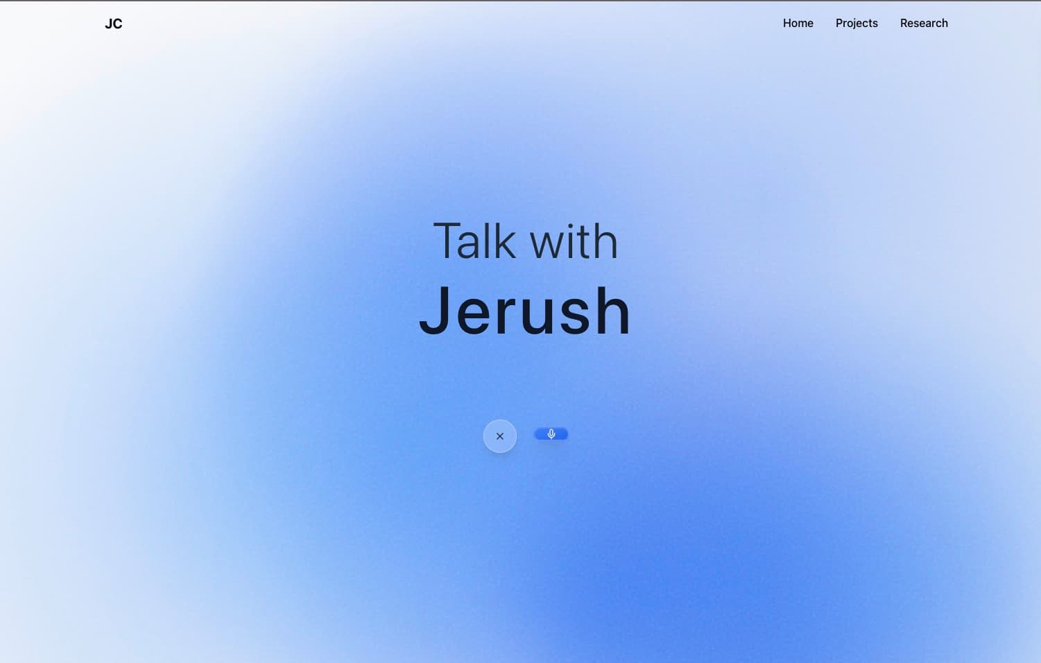 Personal Portfolio Website (Voice AI)